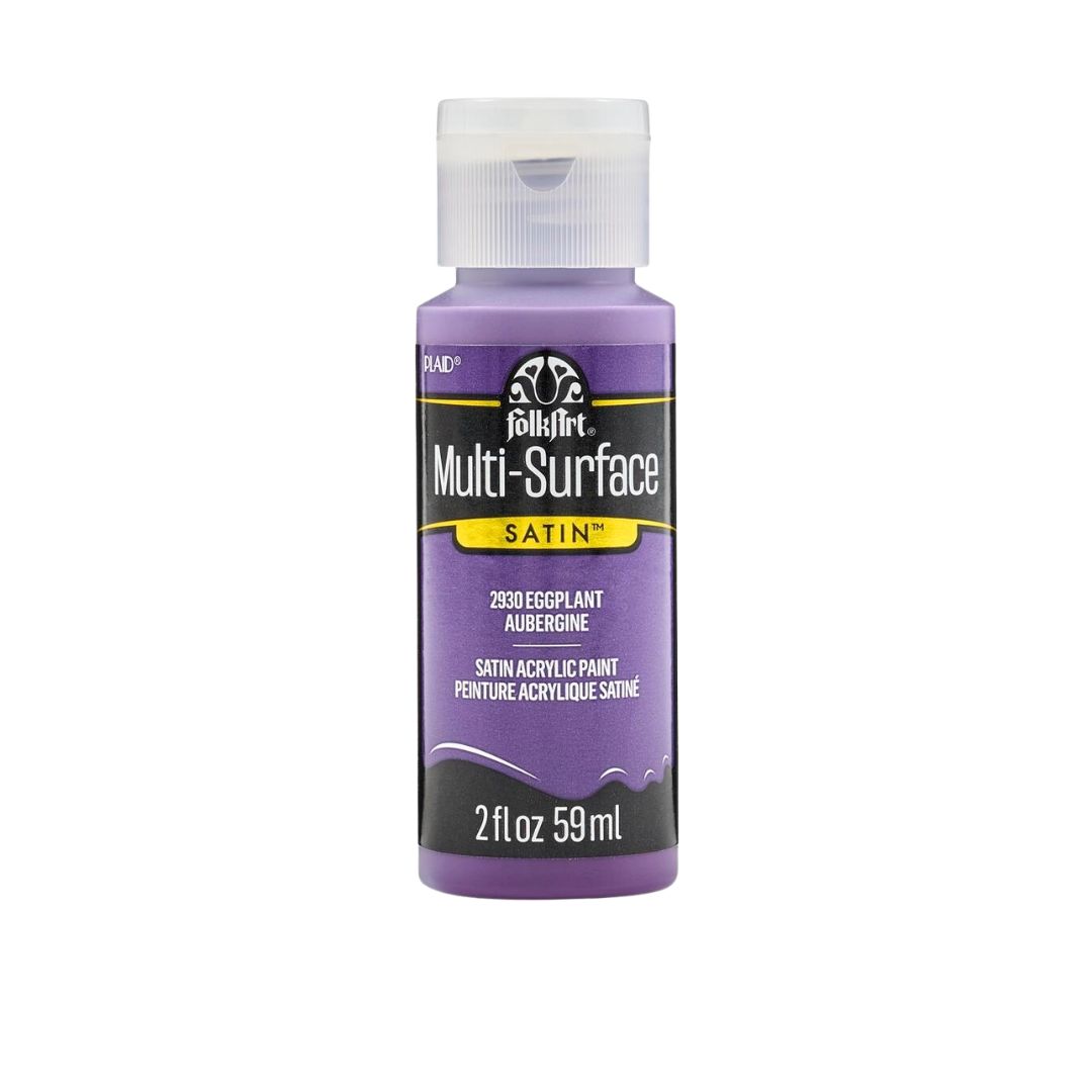 Folkart Multi-Surface Satin Acrylic Paint 2 oz -  Eggplant