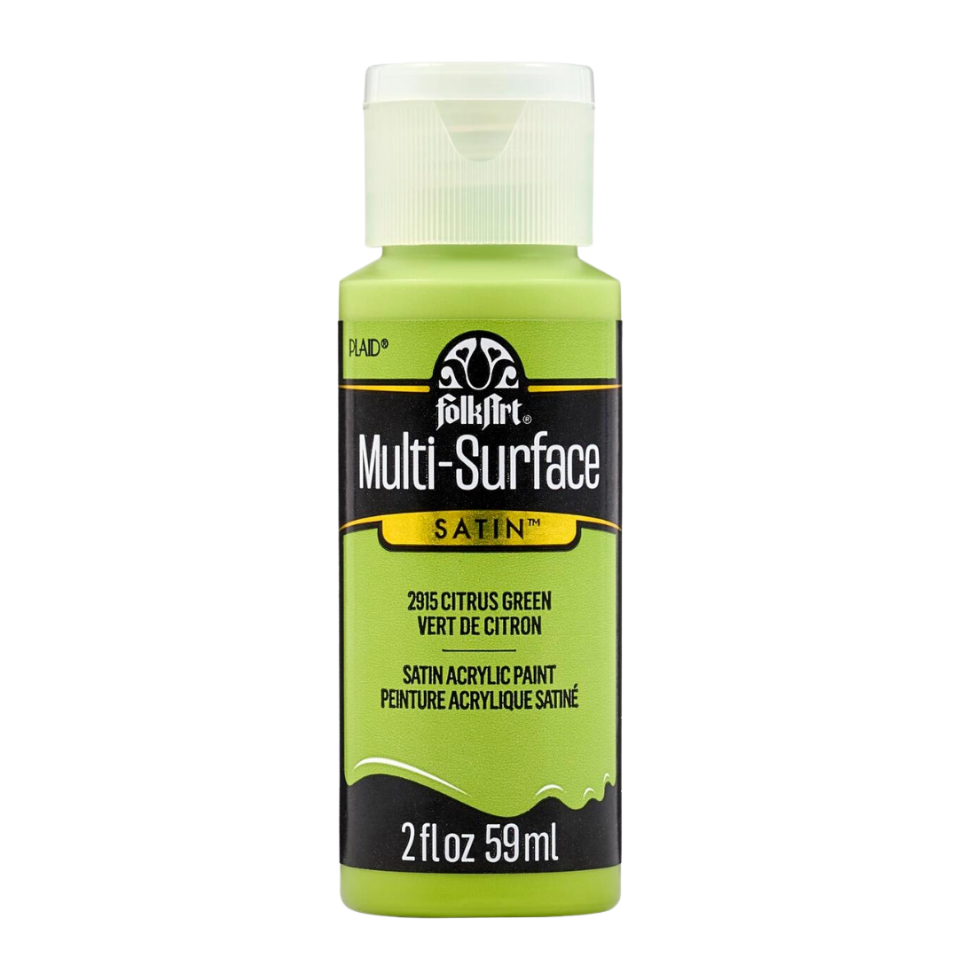 Folkart Multi-Surface Satin Acrylic Paint 2 oz -   Fresh Foliage