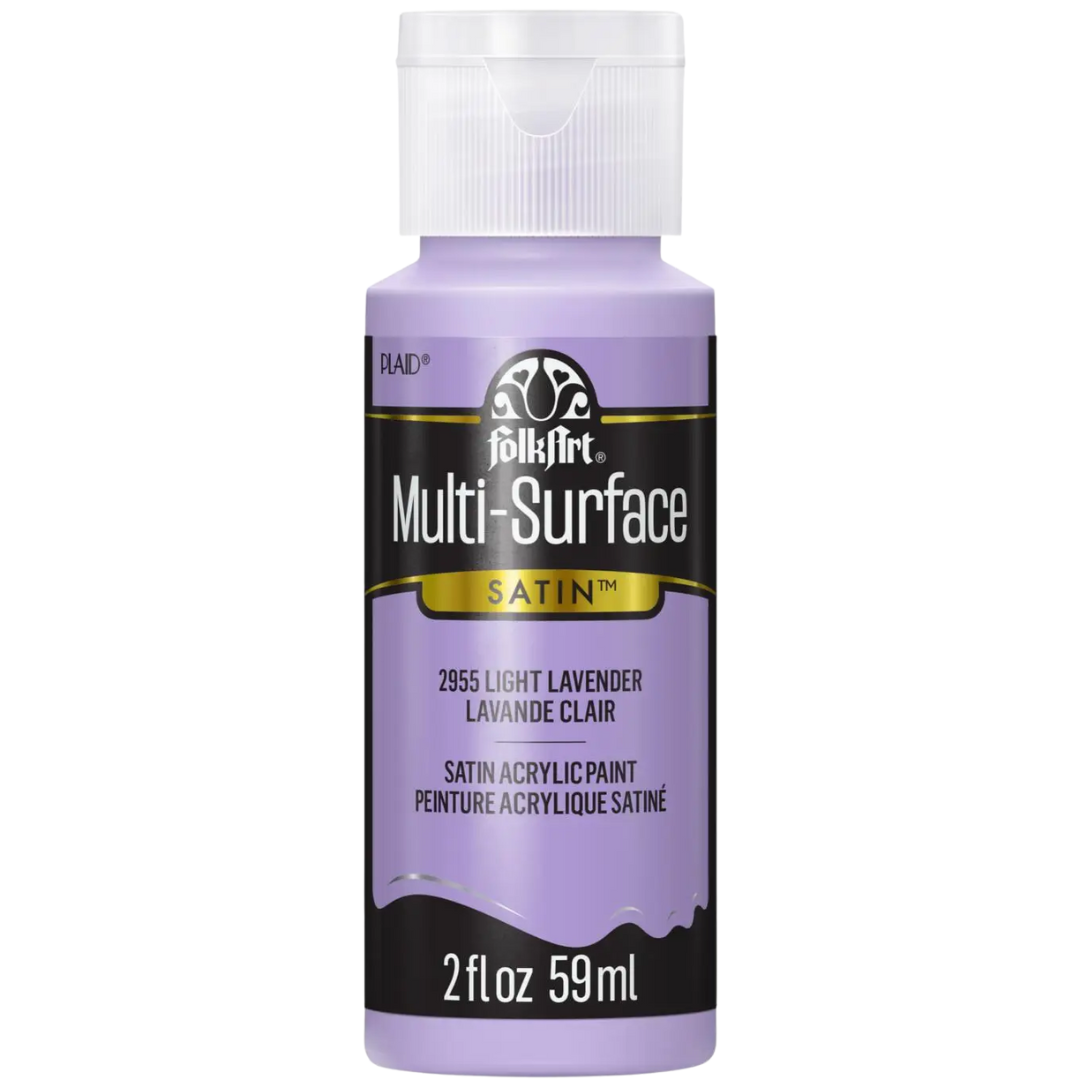 Folkart Multi-Surface Satin Acrylic Paint 2 oz -  Light Lavender