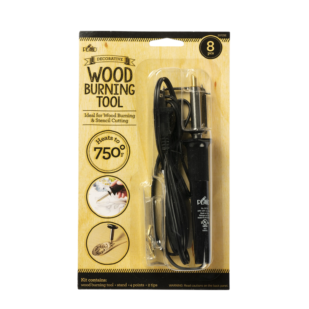 Plaid Decorative Wood Burning Tool 8 Piece Set