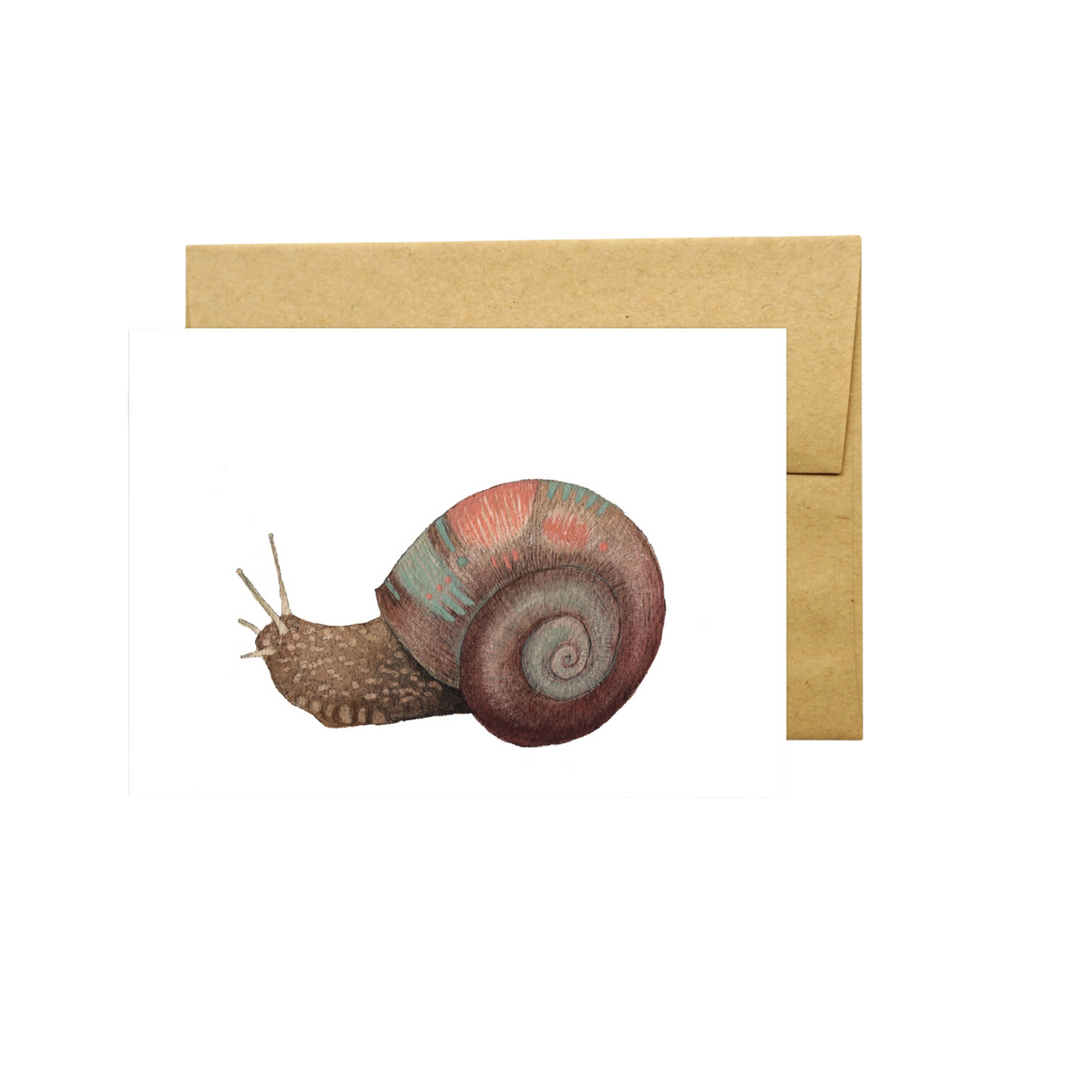 Collector: The Snail - Greeting Card