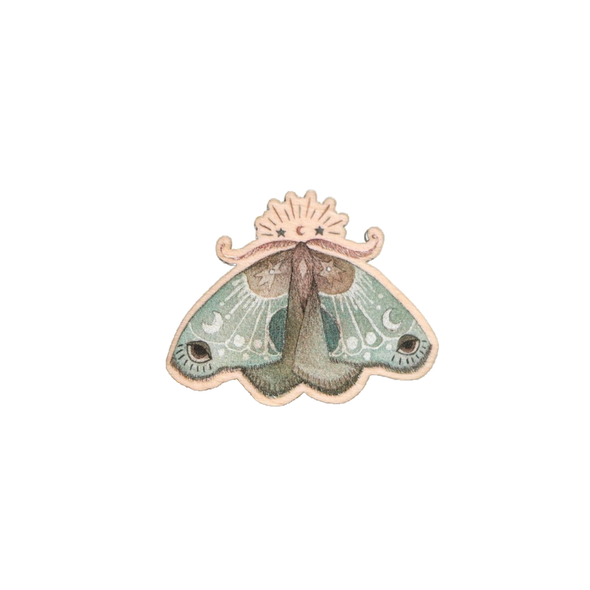 Wooden Pin Astral Moth