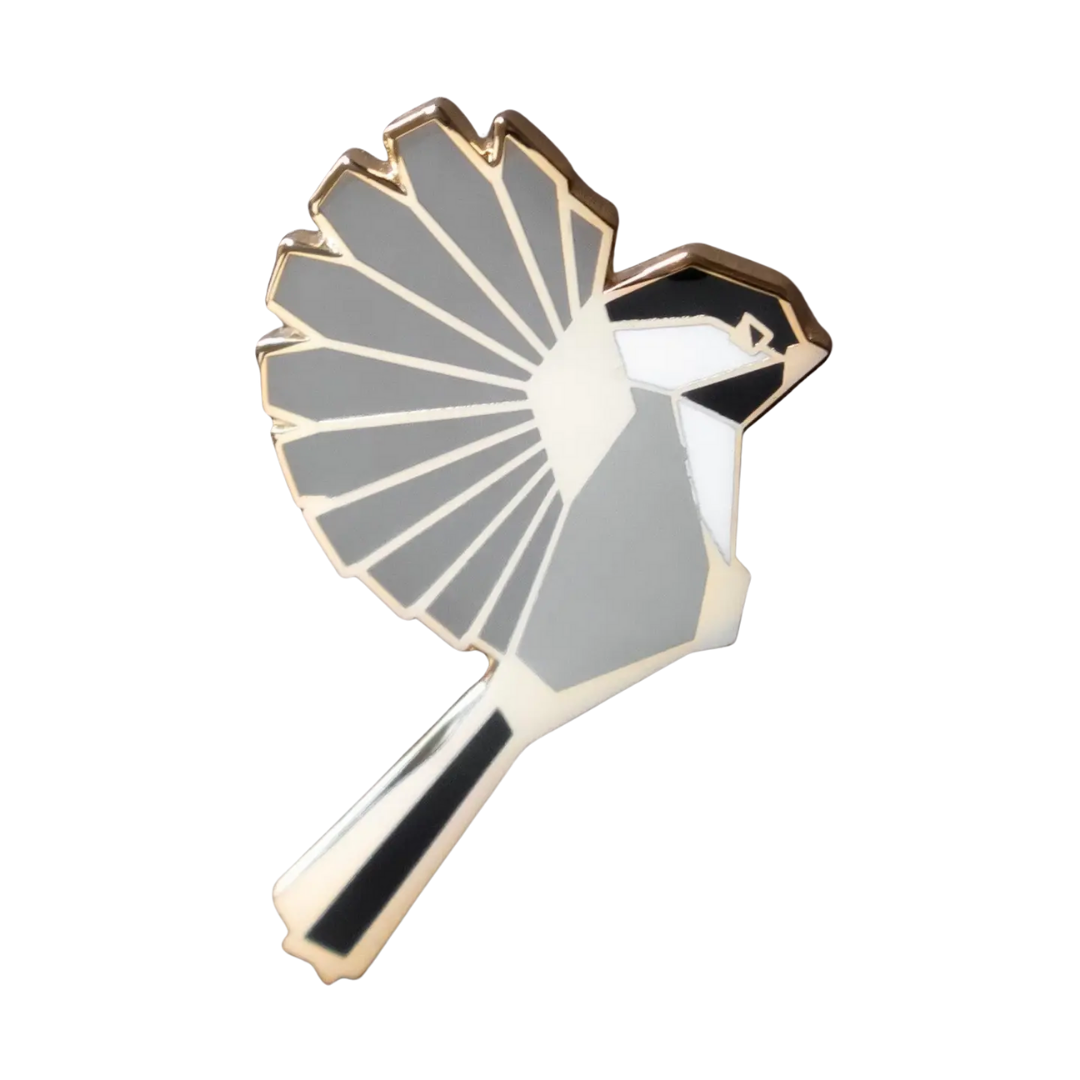 Chickadee Bird Enamel Pin