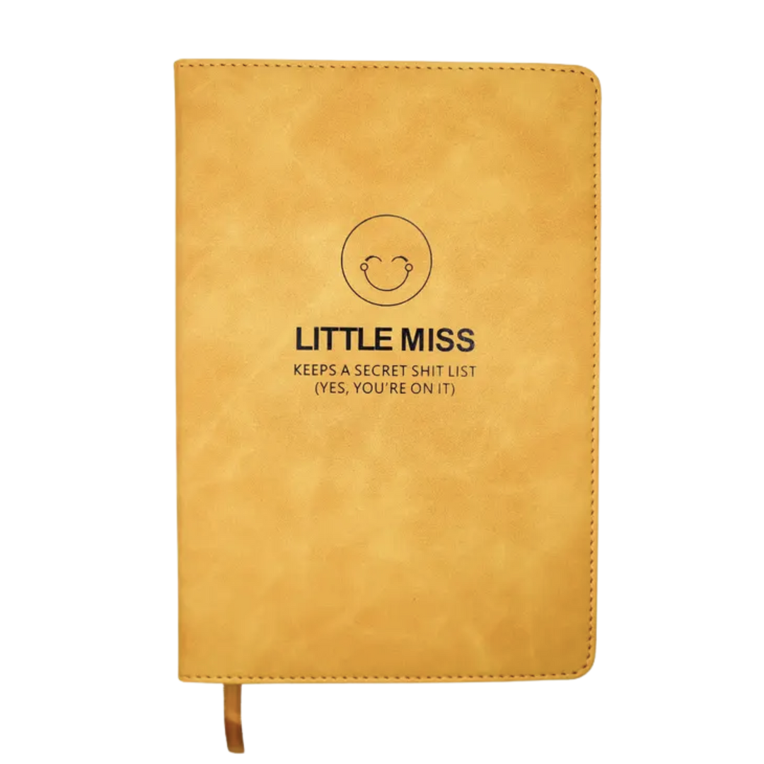 Little Miss Keeps A Secret Shit List A5 Journal