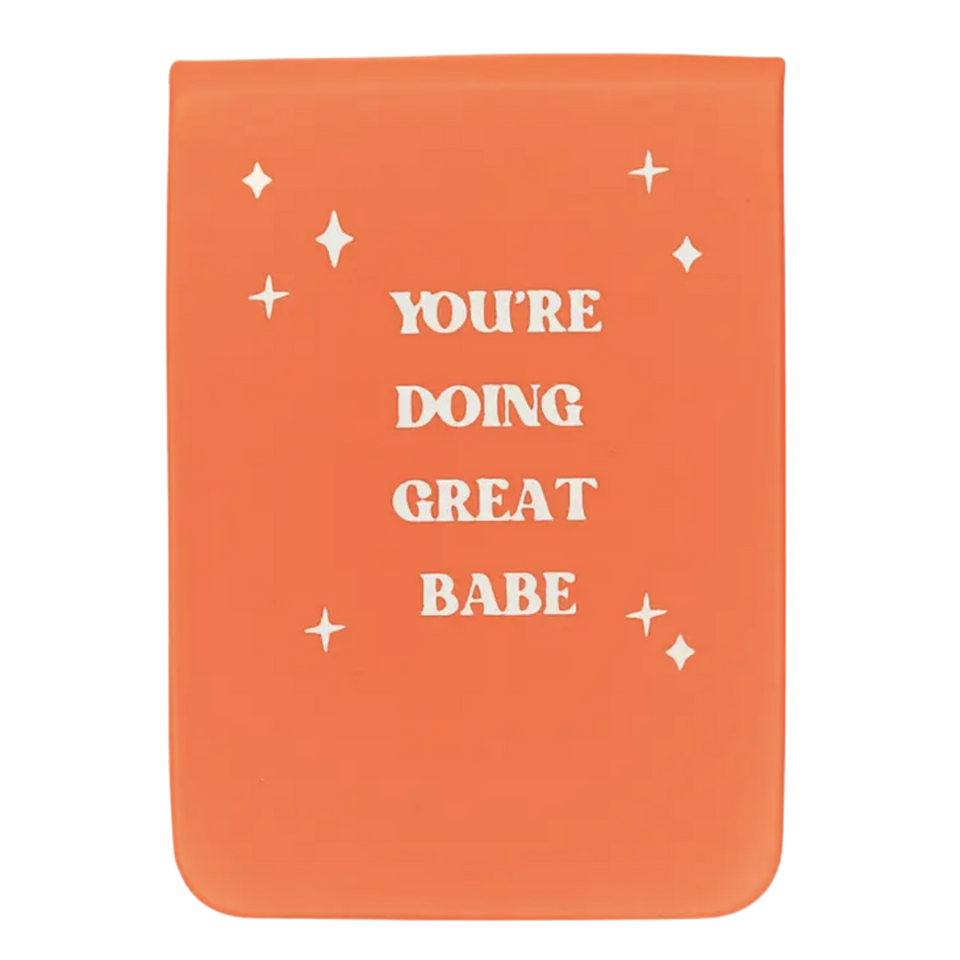 You’re Doing Great Babe Leatherette Pocket Journal