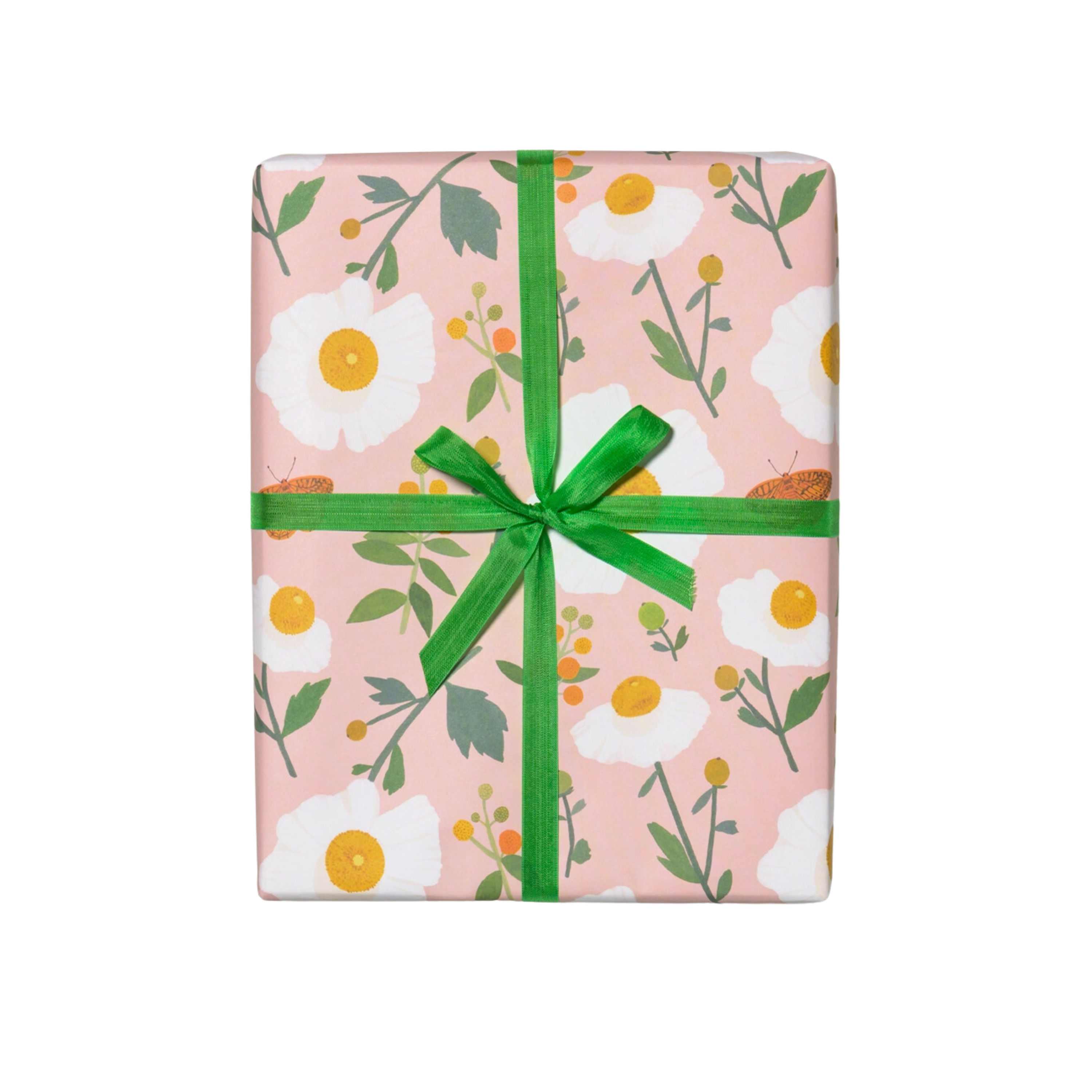 California Poppy Gift Wrap Paper — Bowerbird Atelier