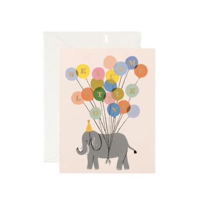 Welcome Elephant Card