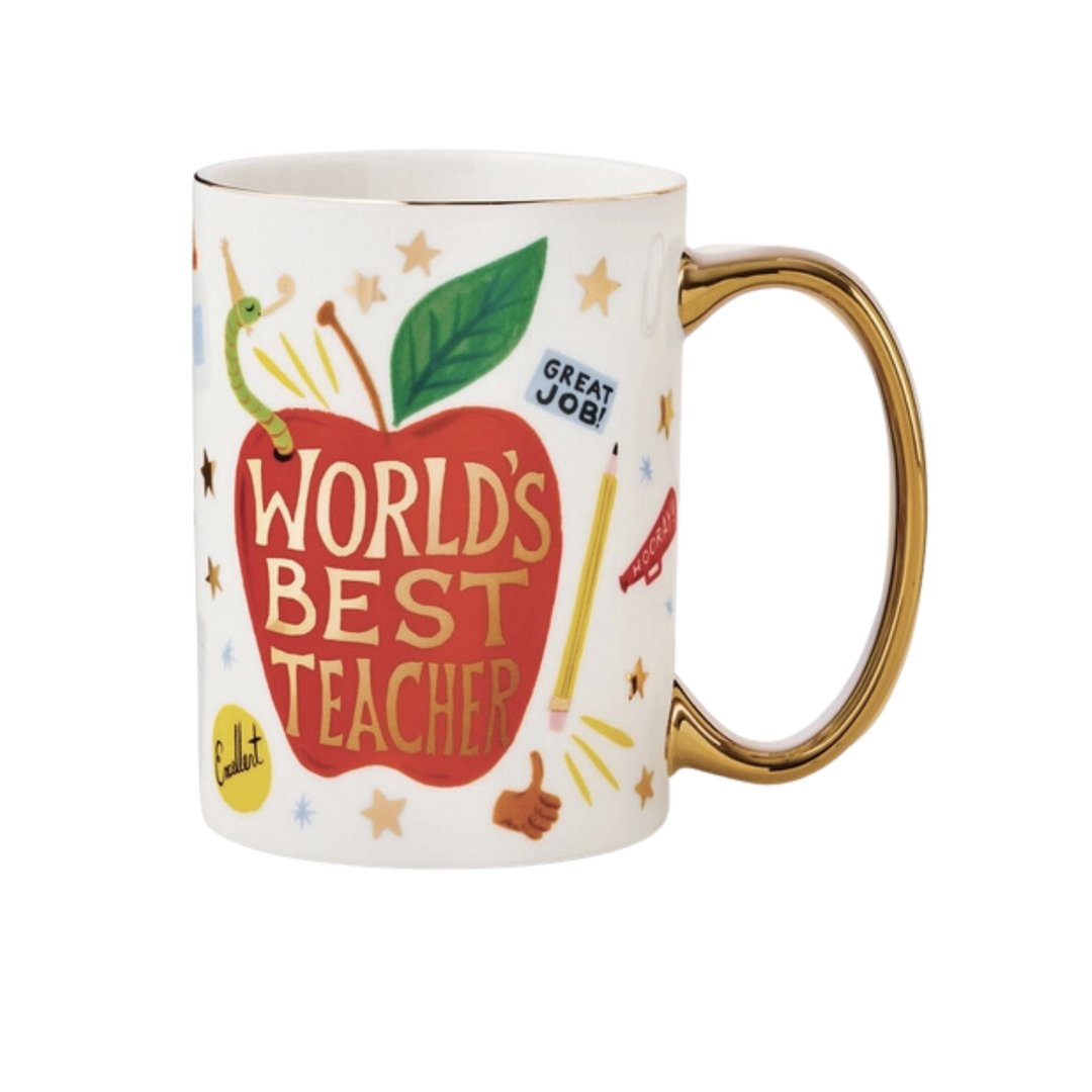 World's Best Teacher Porcelain Mug