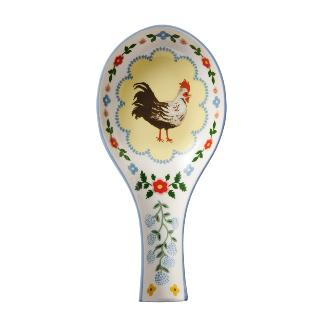 Home Sweet Home Porcelain Spoon Rest