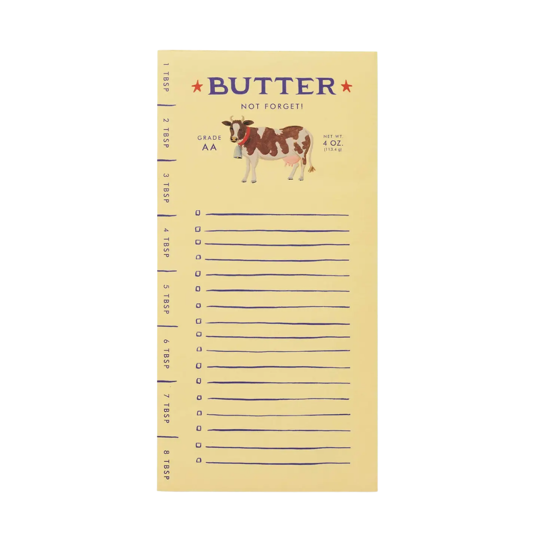 Butter Not Forget Market Pad – Golden Hour Gift Co
