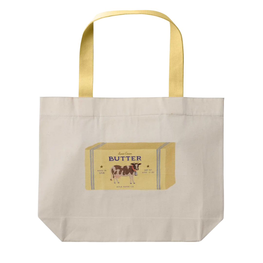 Butter East West Canvas Tote Bag