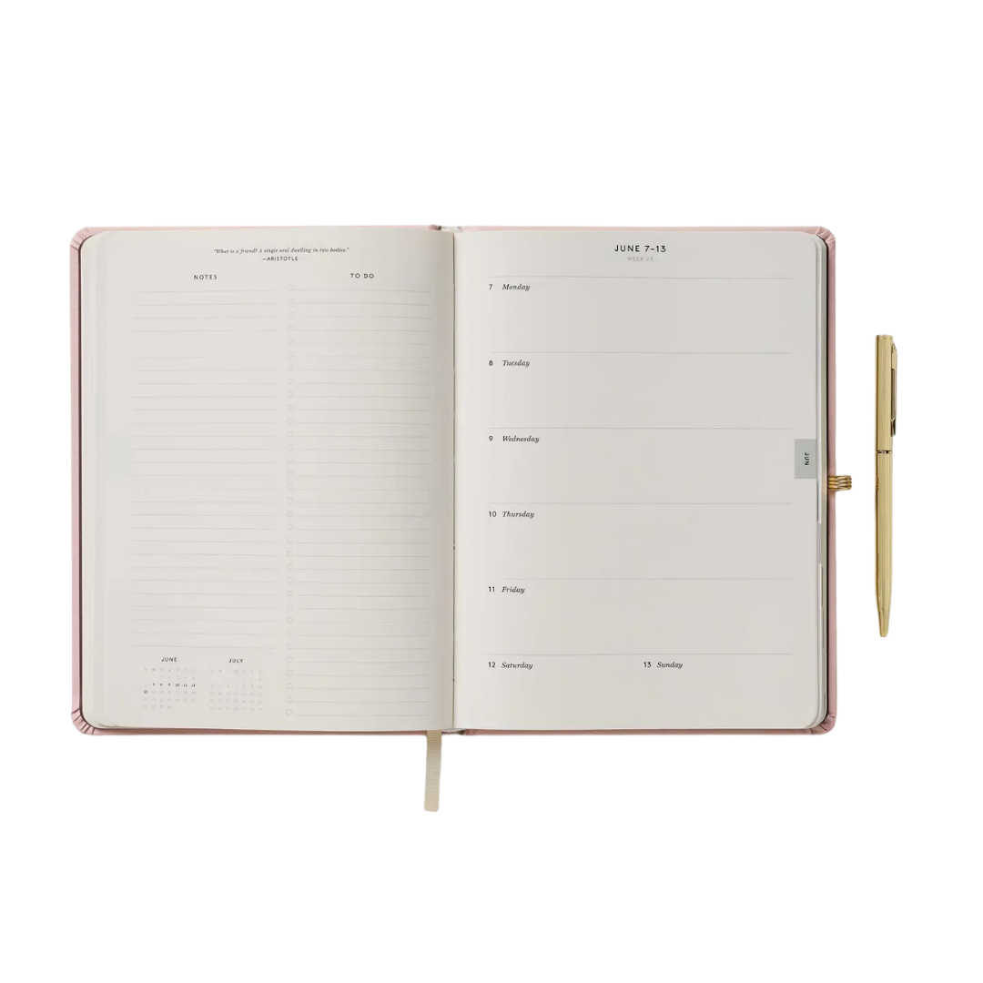2027 Paisley 12-Month Hardcover Planner with Pen