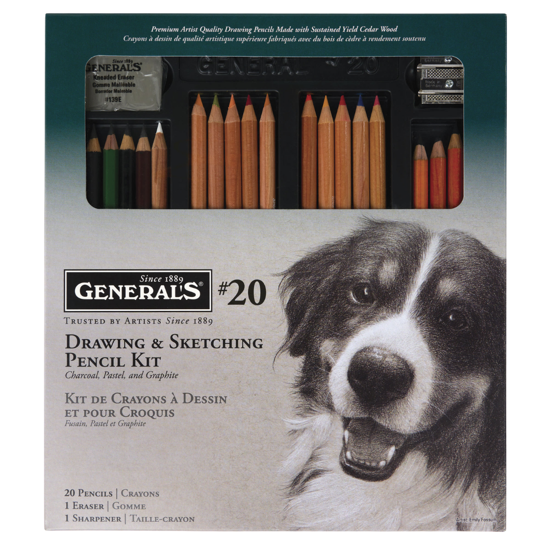 General's Drawing & Sketching Pencil Kit No. 20