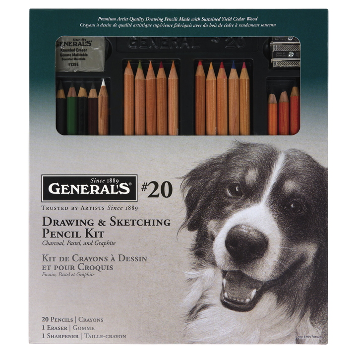 General's Drawing & Sketching Pencil Kit No. 20