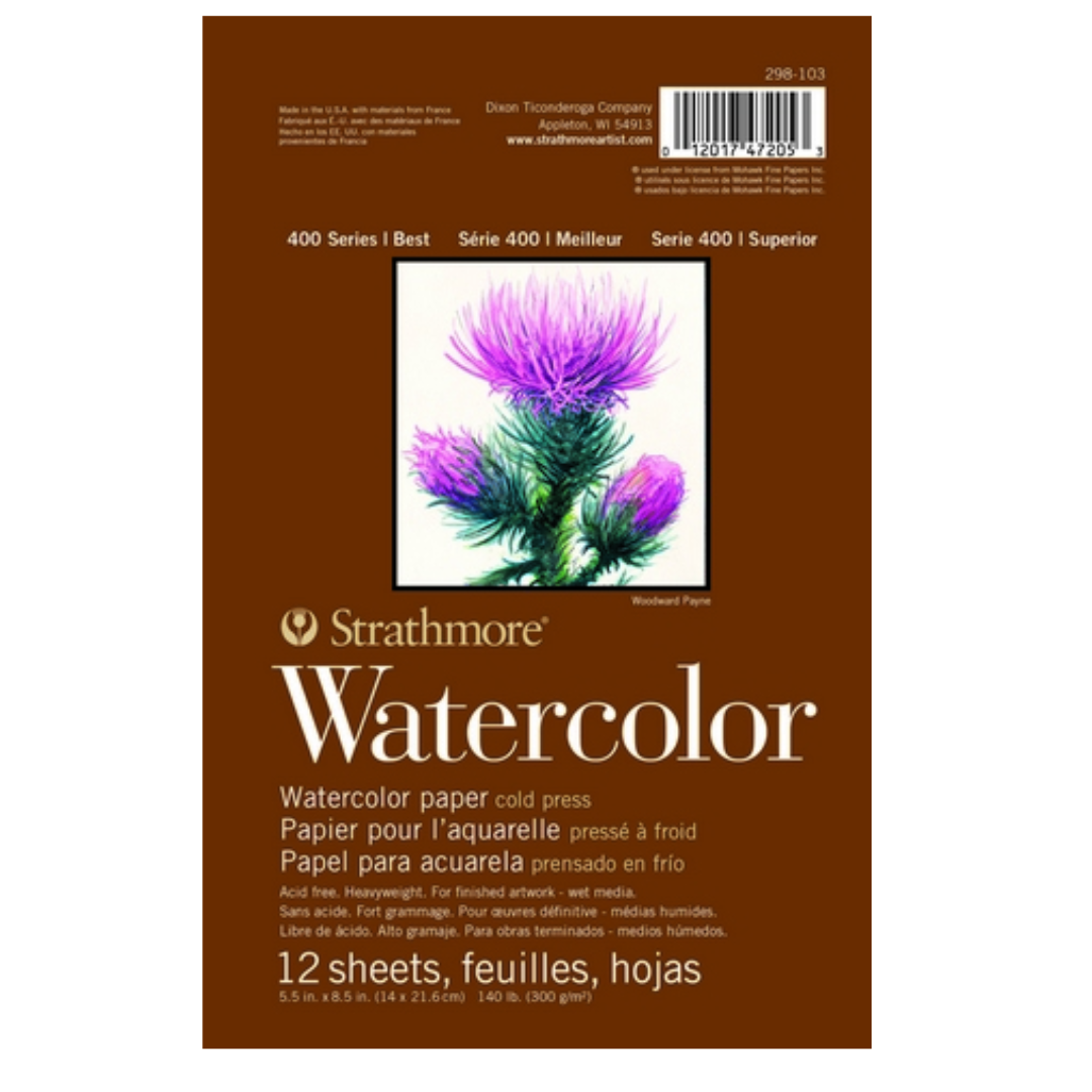Strathmore Watercolor Cold Press Pad 5.5" x 8.5"
