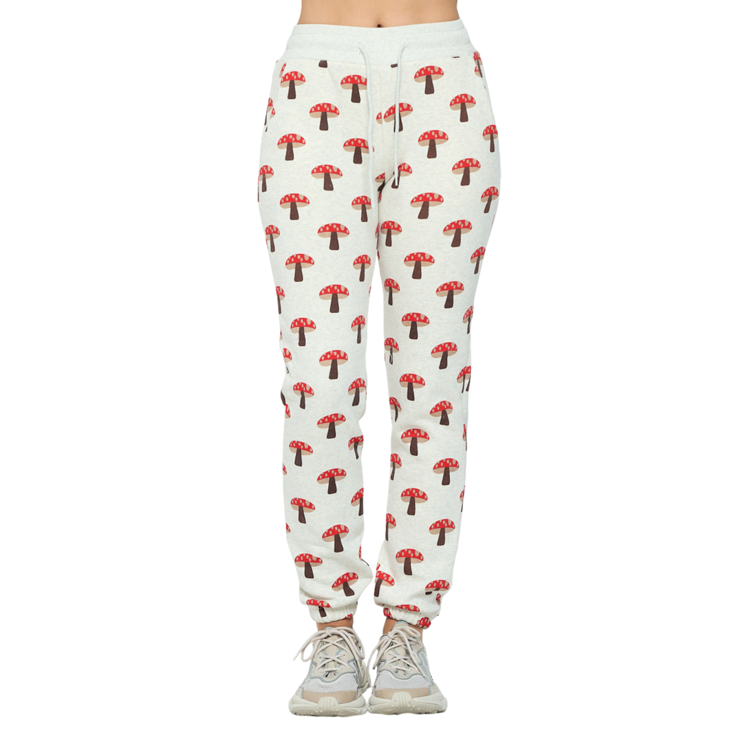 Mushroom Print Sweatpants