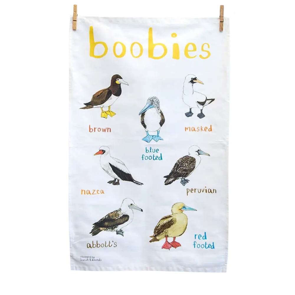 Boobies Tea Towel