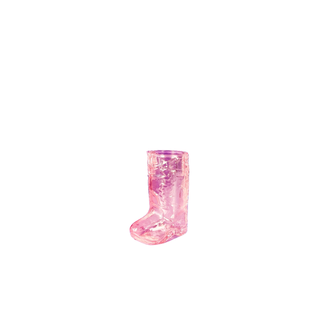 Cowboy Boot Shot Glass - Pink