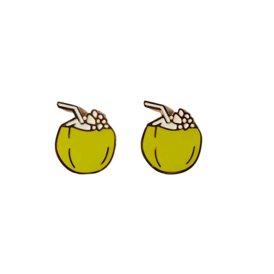 Coconut Stud Earrings