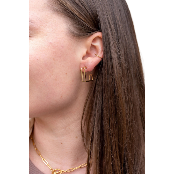 Luxe Gold Kamora Hoops