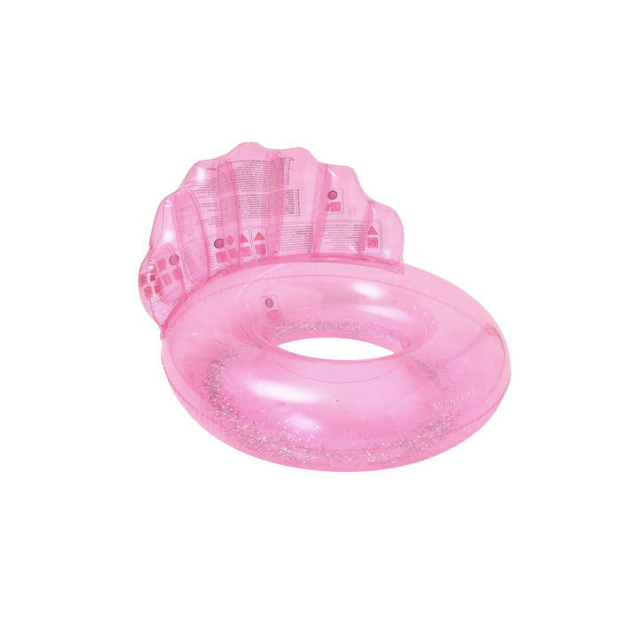 Luxe Pool Ring Shell Bubblegum