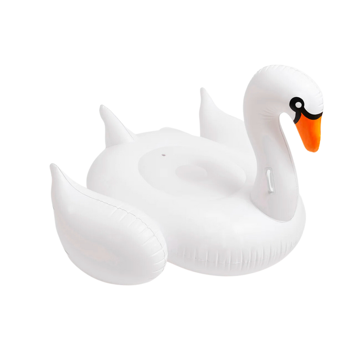 Luxe Ride-On Swan Pool Float