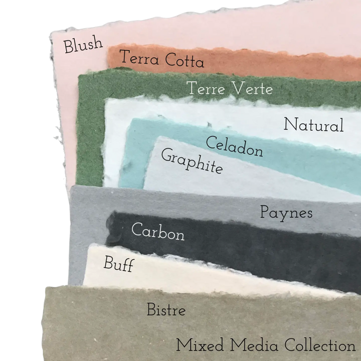 Handmade Paper Sheet Set 5x7