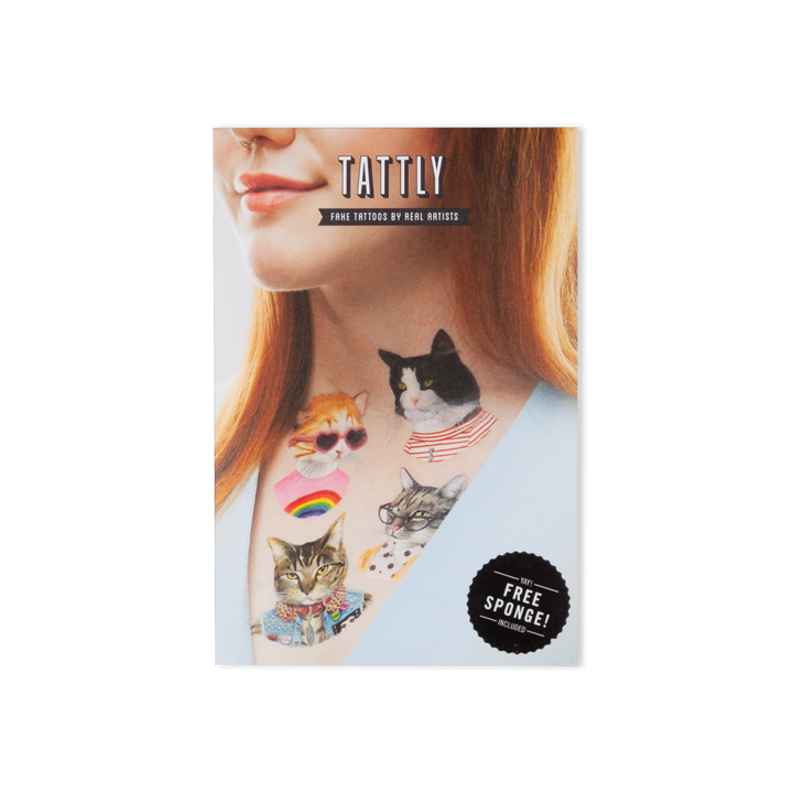 Cat Club Tattoo Set