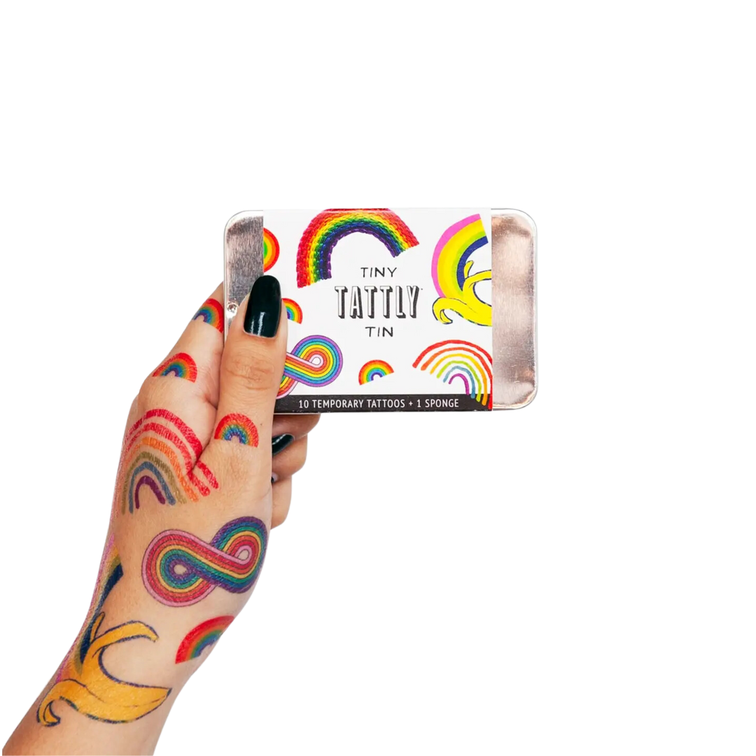 Tiny Rainbow Tattoo Tin