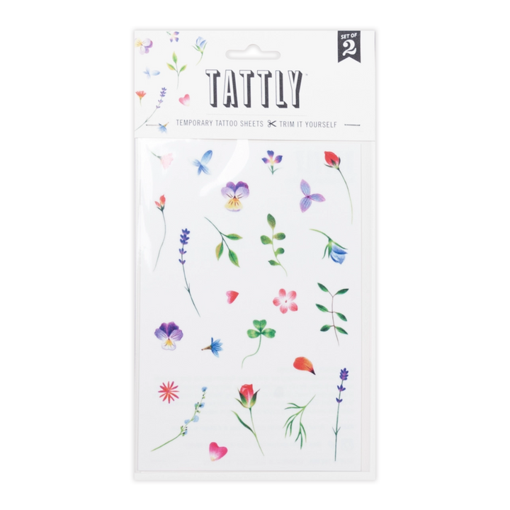 Petite Garden Tattoo Sheet