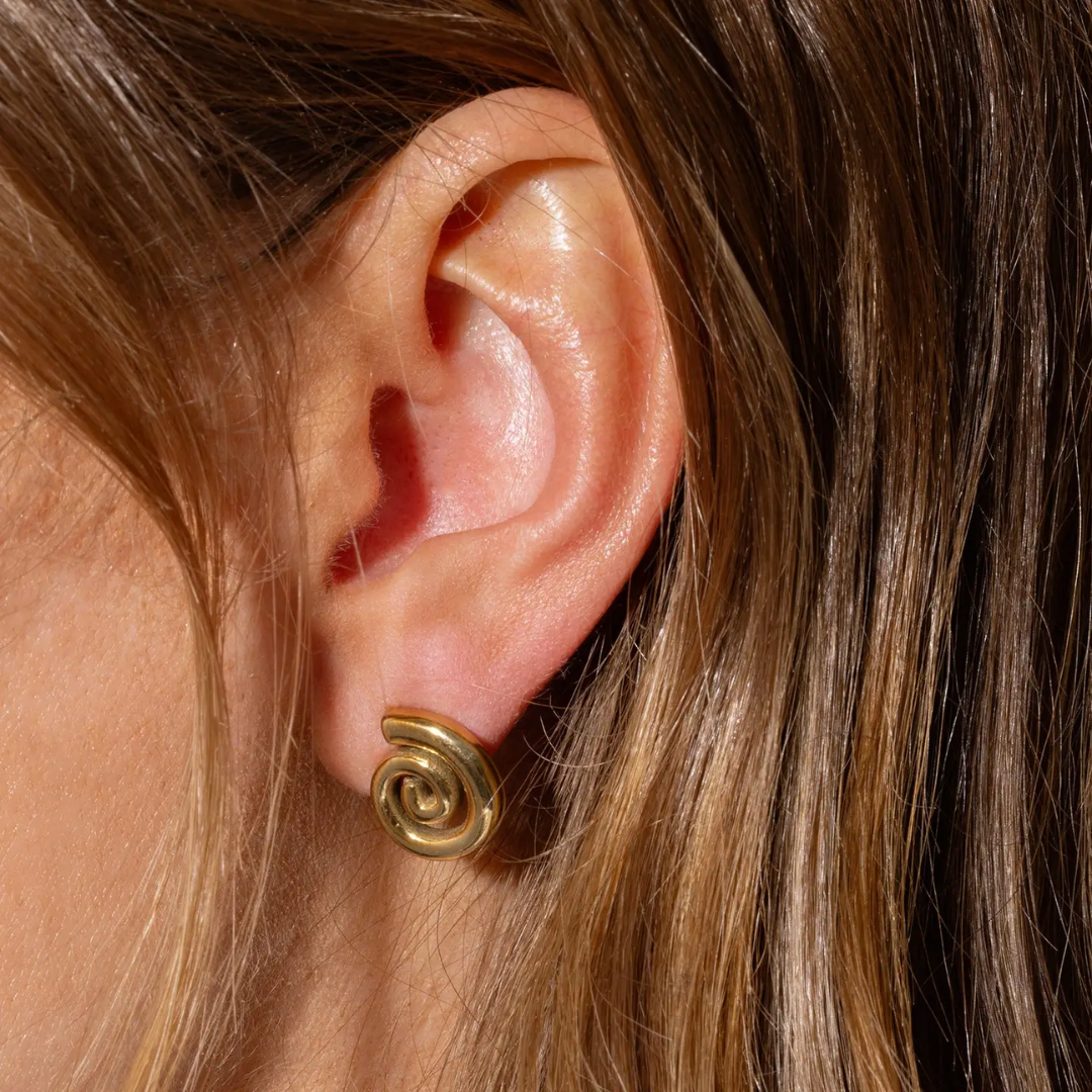 Miranda Swirls Stud Earrings