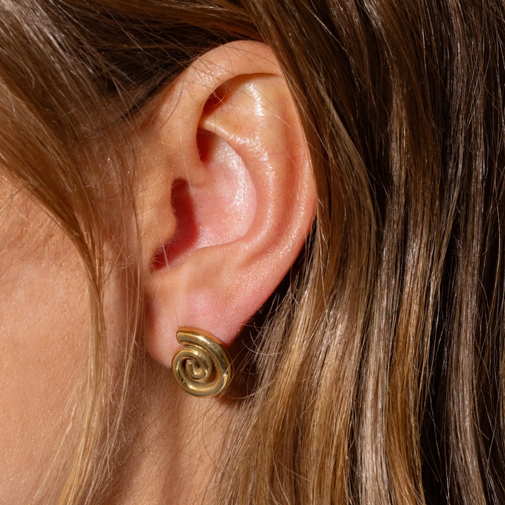 Miranda Swirls Stud Earrings