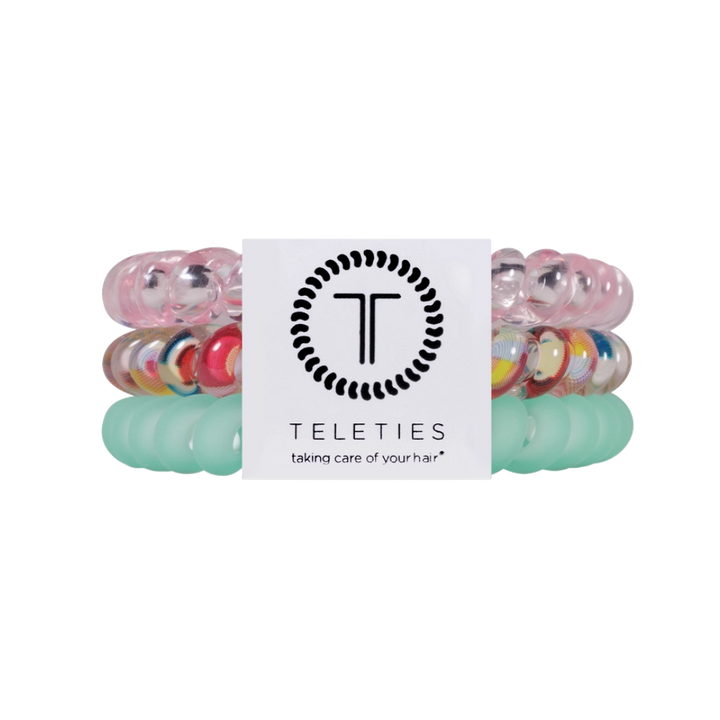 Spring Splash Hair Ties - Small (3ct)