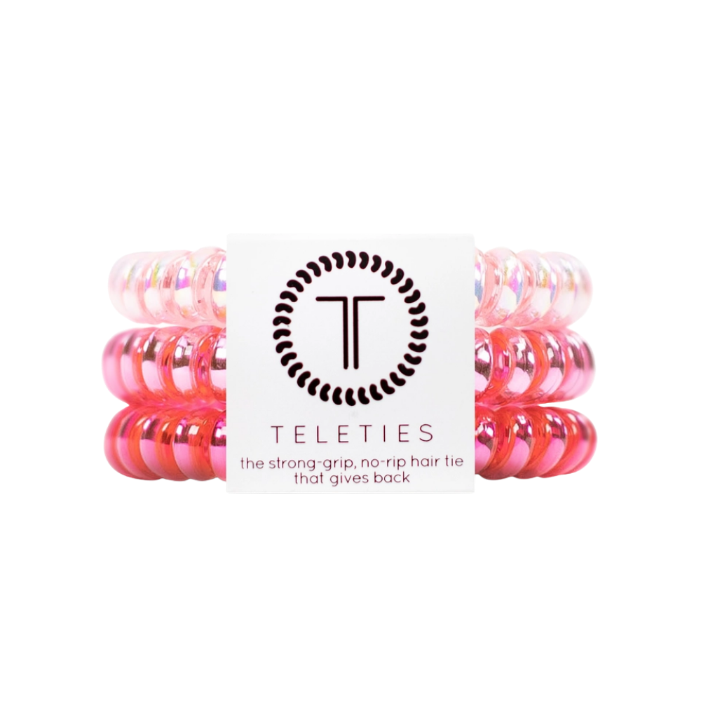 Think Pink Hair Ties - Small (3ct)