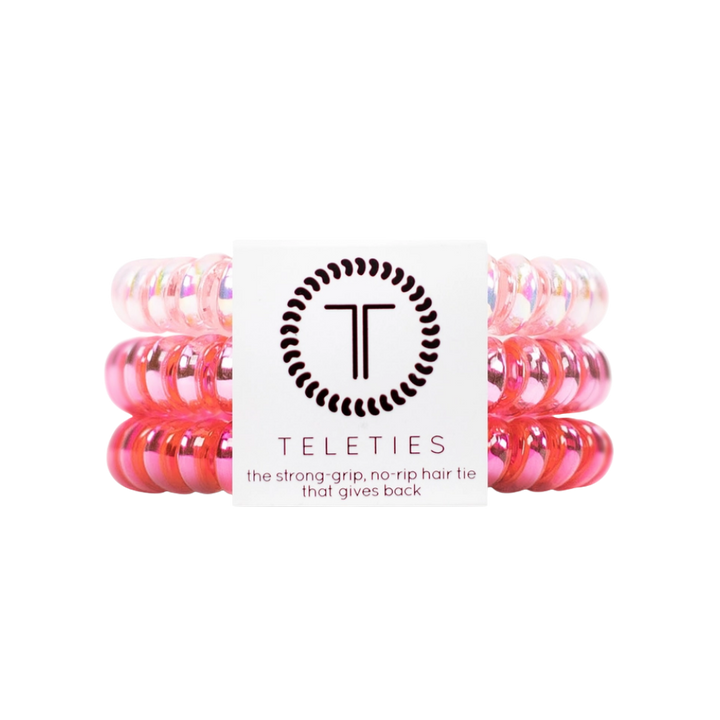 Think Pink Hair Ties - Small (3ct)