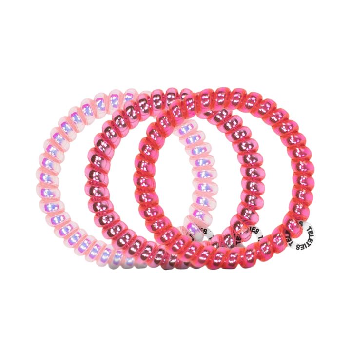 Think Pink Hair Ties - Small (3ct)