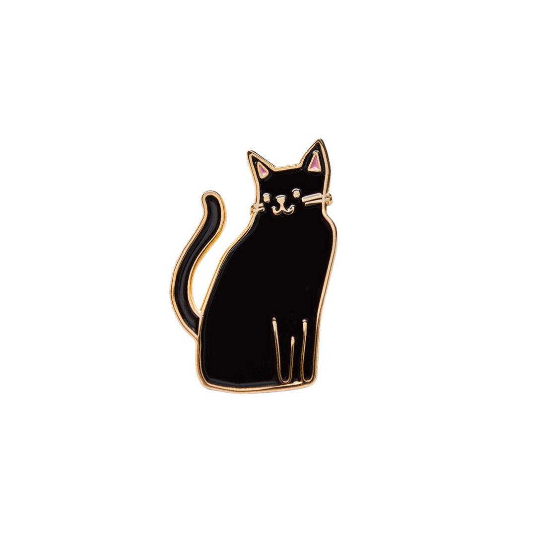 Black Cat Pin