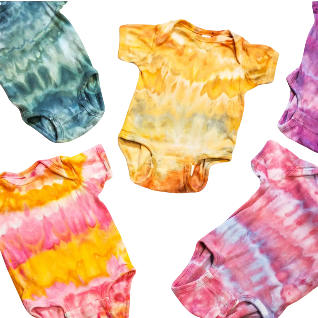 Ice-Dyed Baby Rib Bodysuit