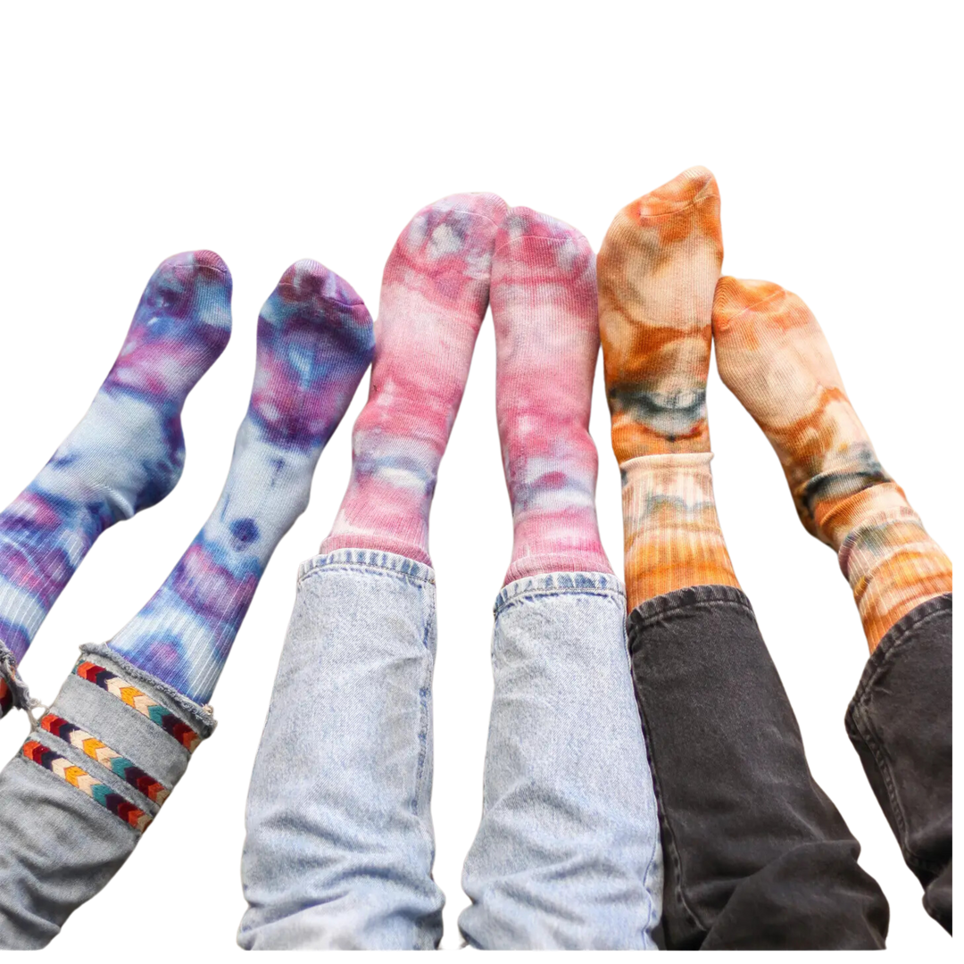 Ice-Dyed Bamboo Adult Socks