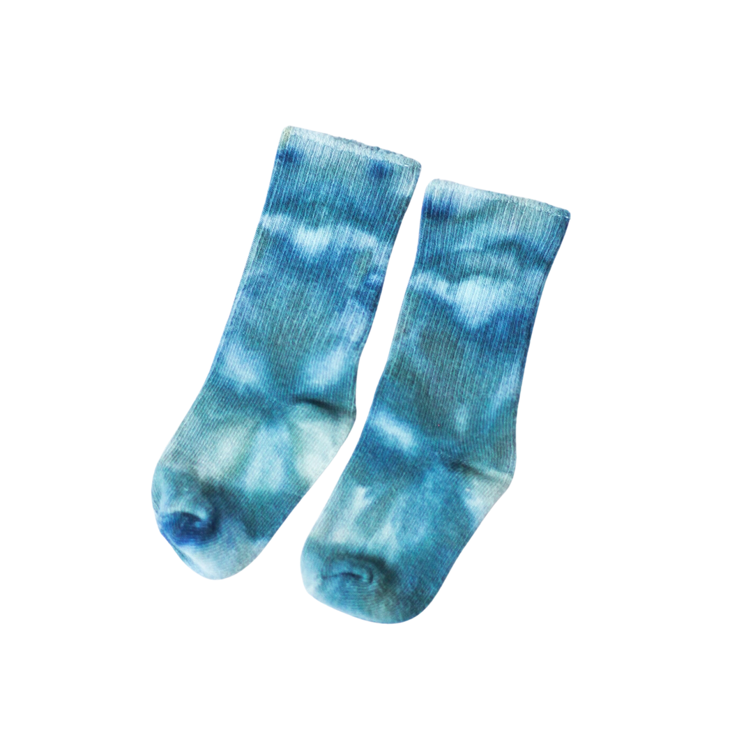 Ice-Dyed Bamboo Kid Socks