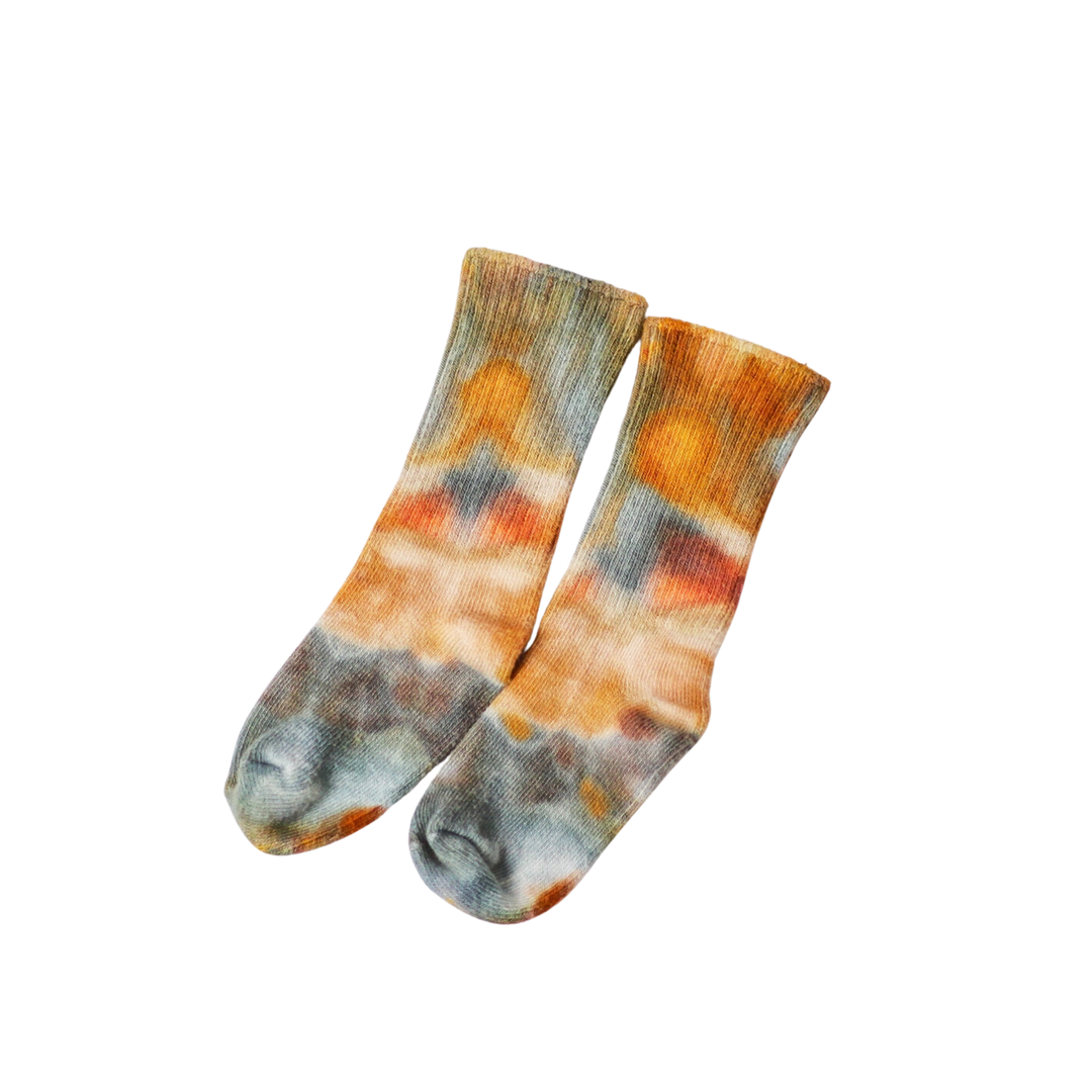 Ice-Dyed Bamboo Kid Socks