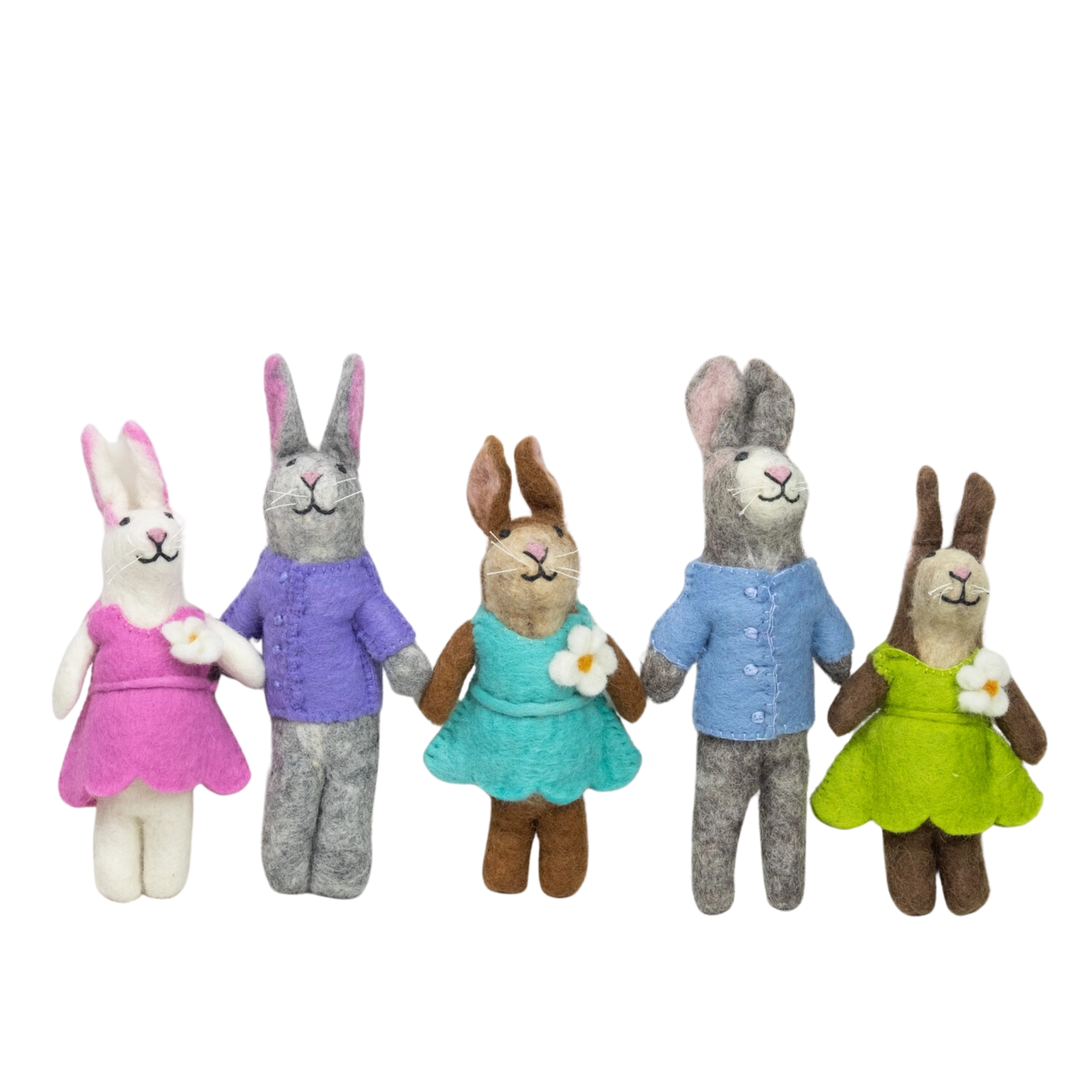 Felt Bunny Dolls