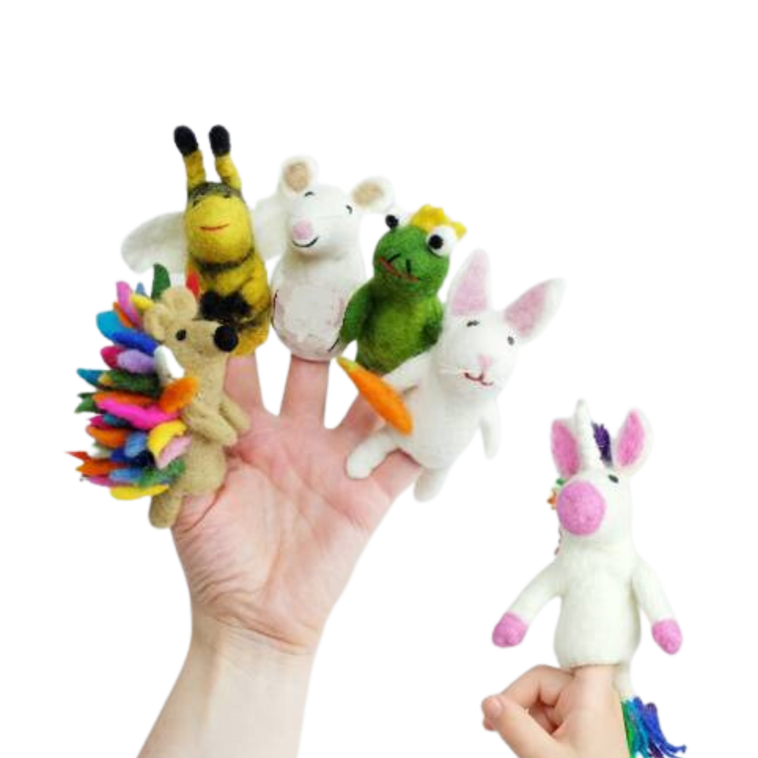 Magic Meadow Felt Finger Puppets