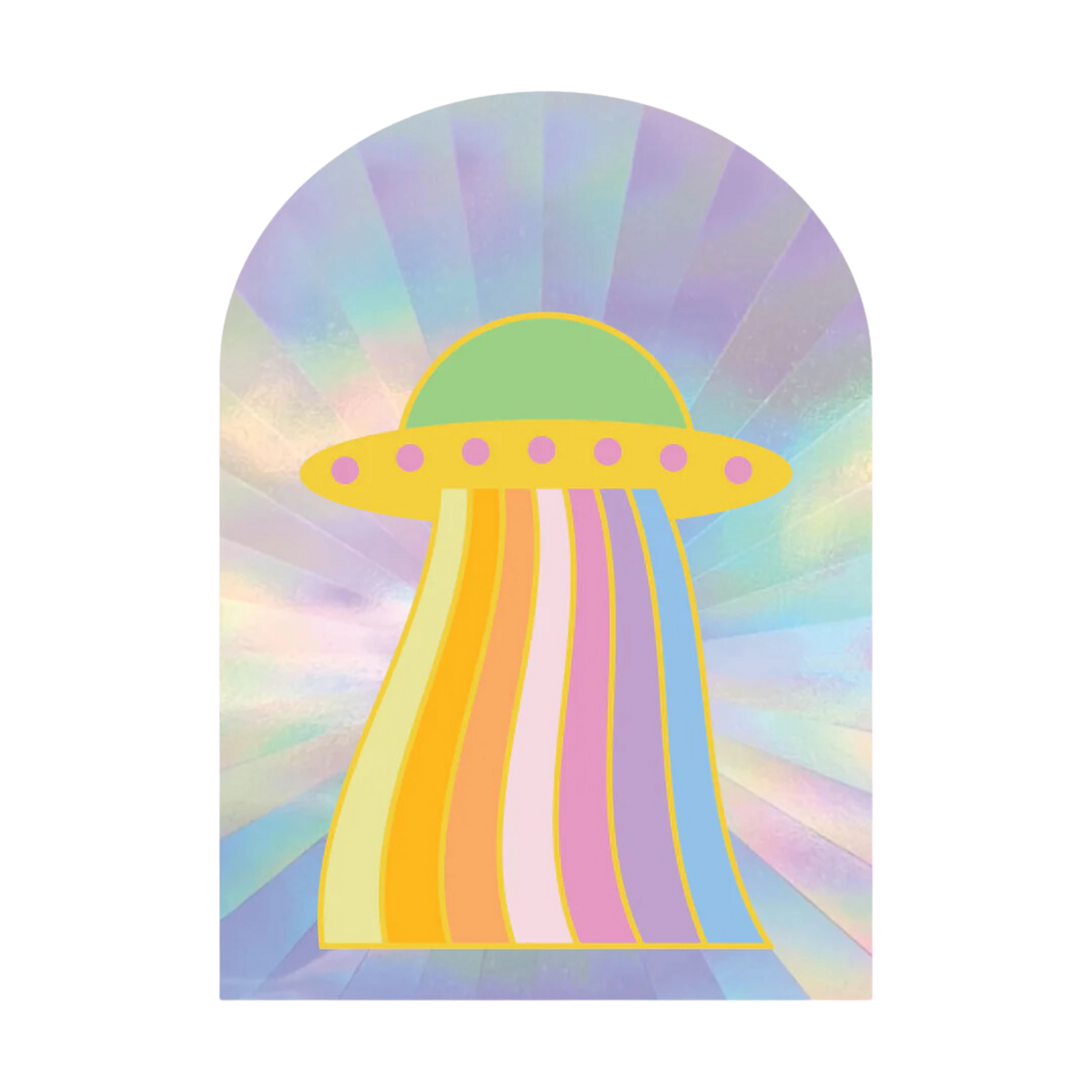 Sun Catcher Decal - Ufo