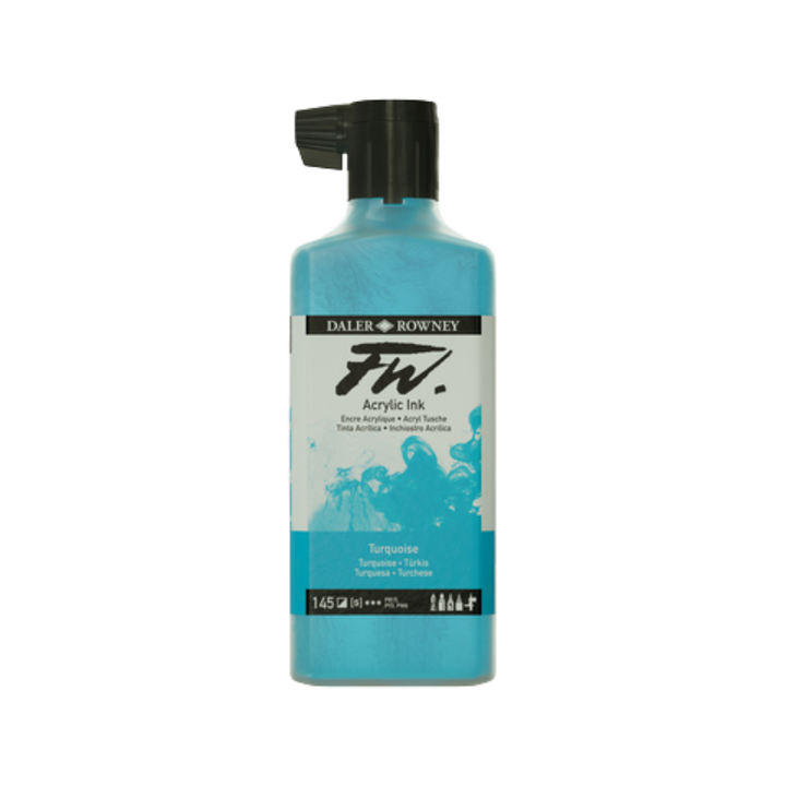 FW Liquid Acrylic Ink 6oz - Turquoise