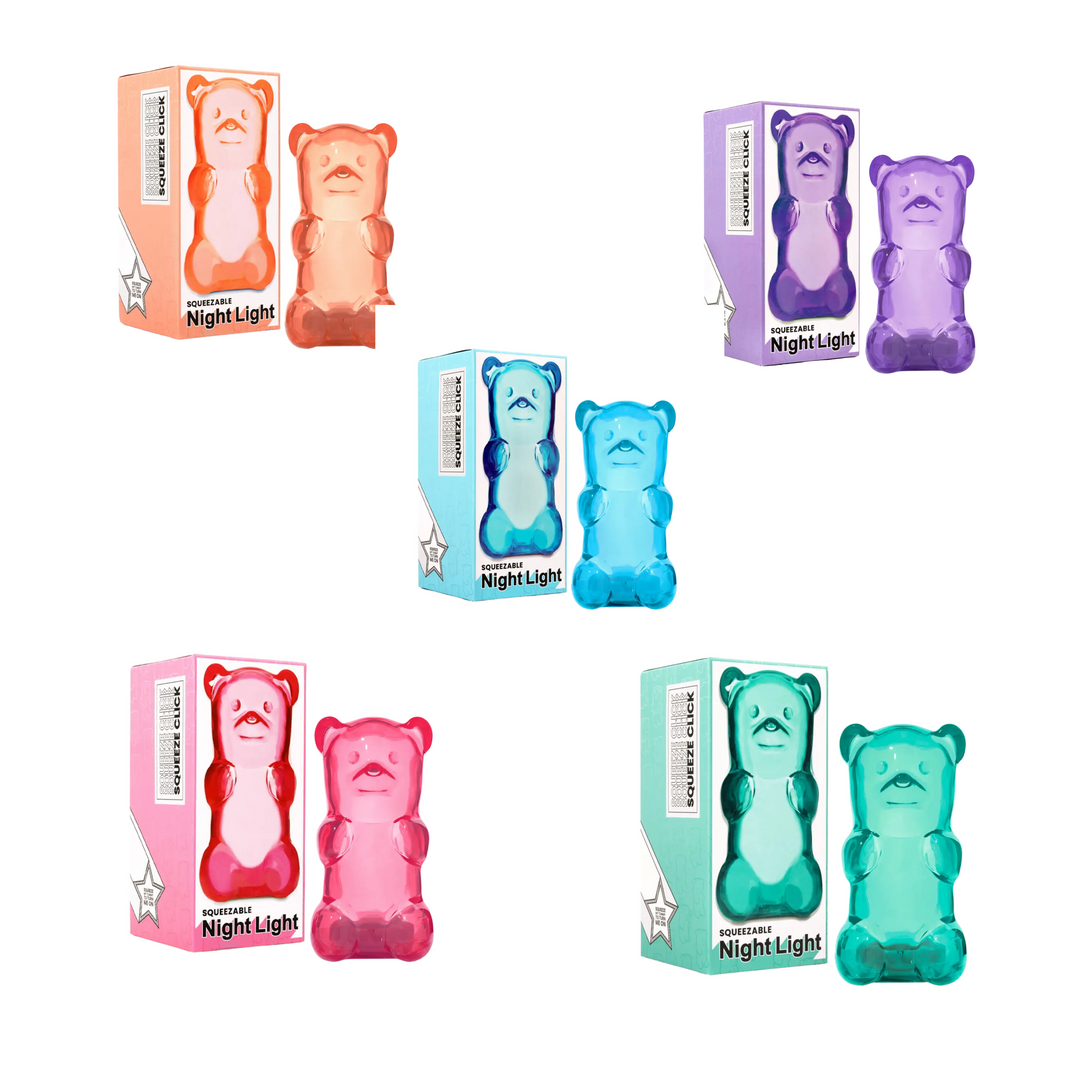 Gummybear Nightlights – Squeezable Fun