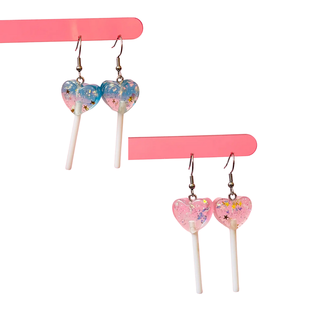 Sparkly Lollipop Earrings