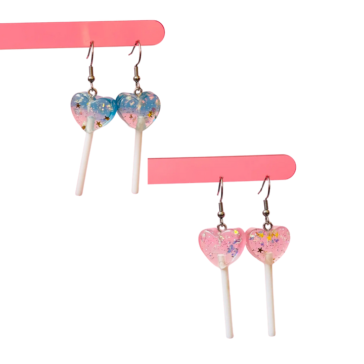 Sparkly Lollipop Earrings