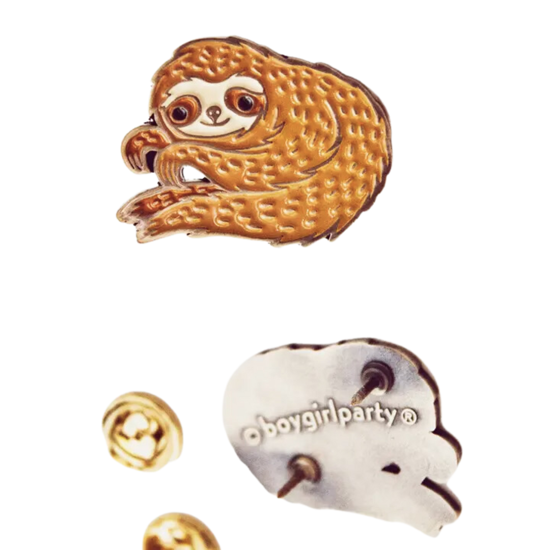 Sloth Enamel Pin- Unique Gifts For Friends