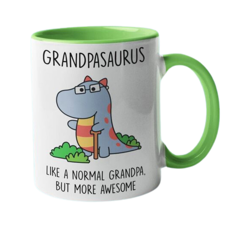 Grandpasaurus Like A Normal Grandpa But More Awesome- Light Green